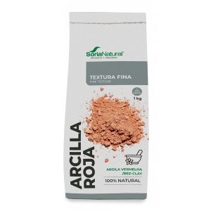 ARCILLA ROJA FINA USO EXTERNO 1 KG SORIA NATURAL