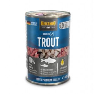 BOTE COMIDA HÚMEDA TRUCHA 400G BELCANDO
