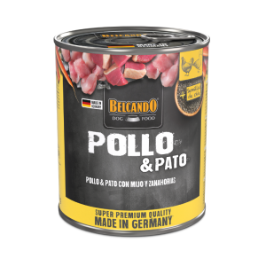 BOTE COMIDA HÚMEDA POLLO Y PATO 800G BELCANDO