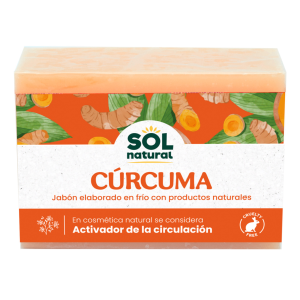 JABÓN NATURAL CÚRCUMA 100G SOL NATURAL