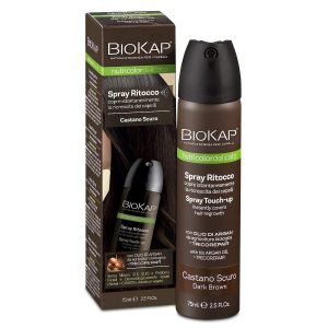 SPRAY RETOQUE CASTAÑO OSCURO 75 ML BIOKAP
