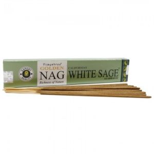 INCIENSO STICK SALVIA BLANCA GOLDEN NAG