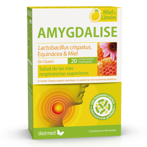 AMYGDALISE MIEL Y LIMÓN 20 COMP DIETMED
