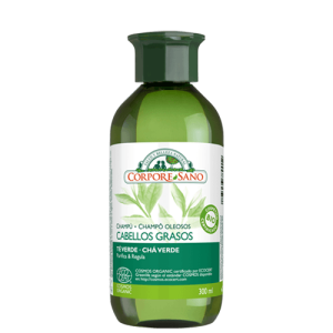 CHAMPÚ CABELLOS GRASOS TÉ VERDE 300ML CORPORE SANO