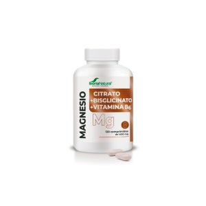 CITRATO DE MAGNESIO + BISGLICINATO DE MAGNESIO + VITAMINA B6 120 COMP SORIA NATURAL