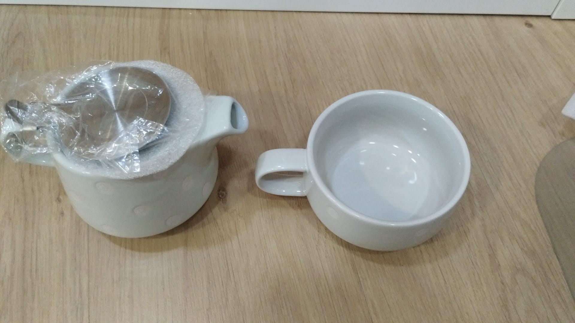 TETERA GRIS CON FILTRO Y TAZA 0,45L - Imagen 3