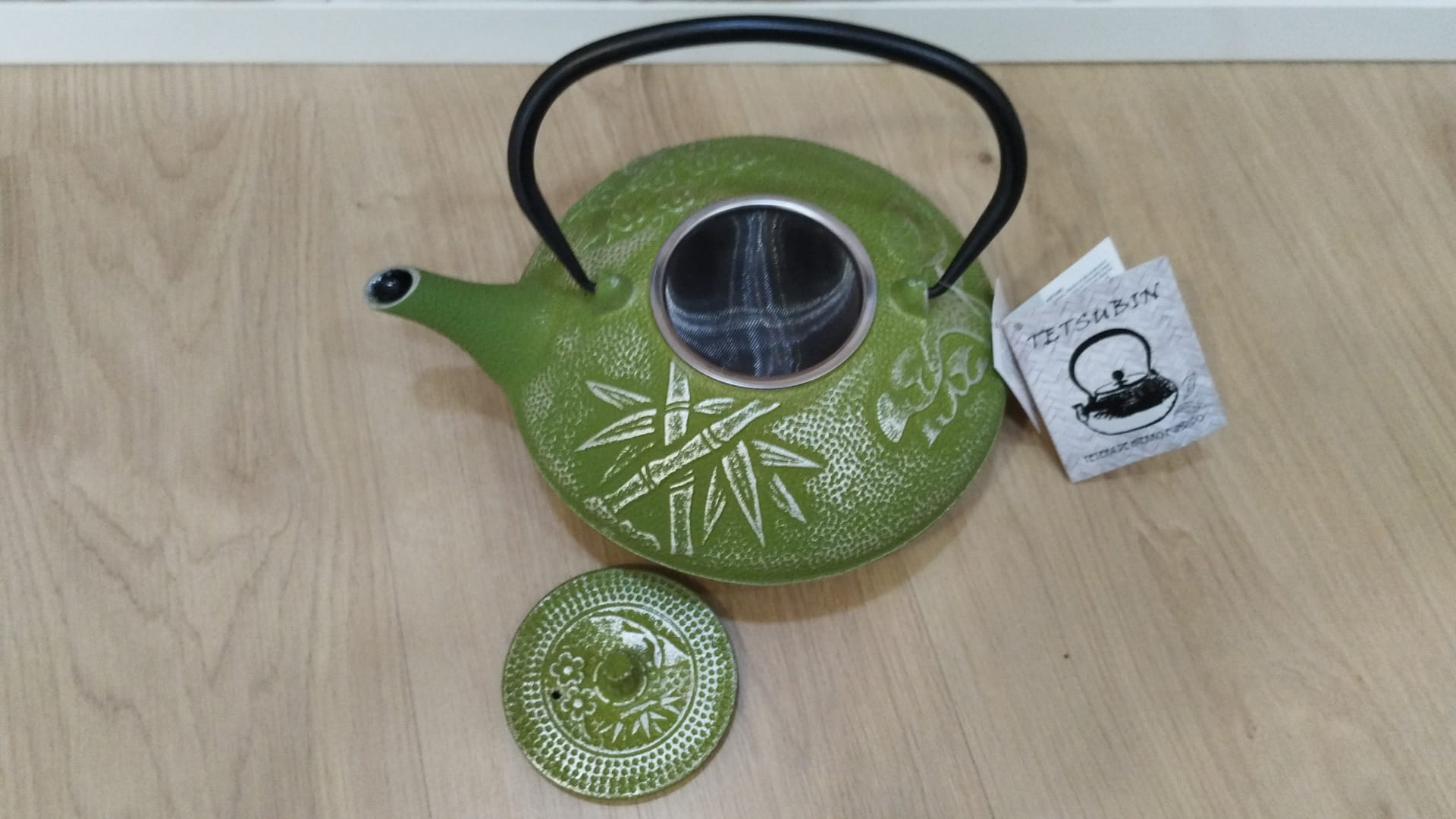 TETERA HIERRO COLADO VERDE MATCHA 1,1L - Imagen 3